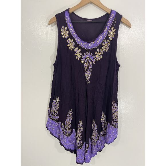 Boho Fairy Grunge Renaissance Romantic Dress L Cottagecore Whimsigoth Artsy 90s - Picture 1 of 11